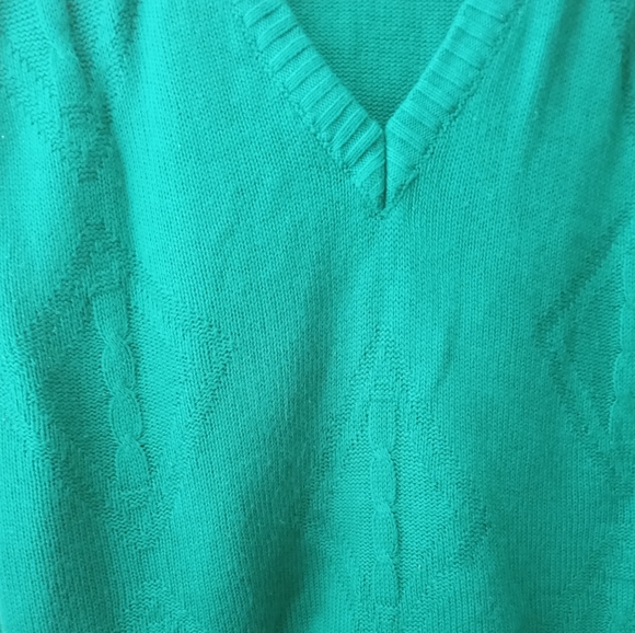 💚 Cheryl Tiegs | Women's Sweater Vest | Emerald Green | Size M - Picture 3 of 4